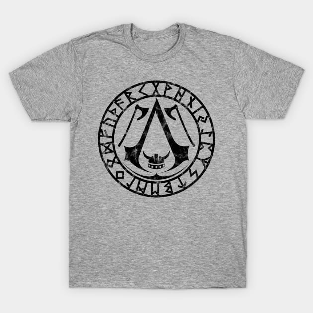 Assassin's Creed Valhalla Runes T-Shirt by StebopDesigns